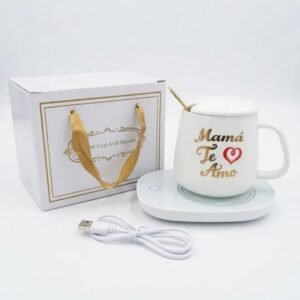 TAZA DE CERAMICA C/CALENTADOR USB C/REGALOS DIA DE LA MADRE