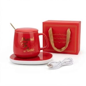 TAZA DE CERAMICA C/CALENTADOR USB C/REGALOS DIA DE LA MADRE