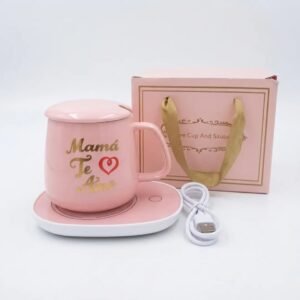 TAZA DE CERAMICA C/CALENTADOR USB C/REGALOS DIA DE LA MADRE
