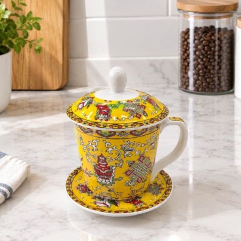 7790780151100 TAZA PORC C/TAPA Y PLATO 350ML