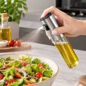 7790780149701 18CM DOSIFICADOR ACEITE VIDRIO TAPA ACERO INOX