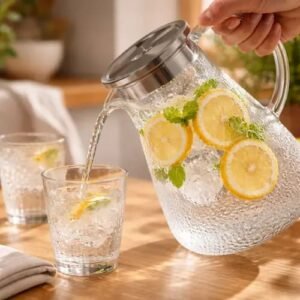 7790780132765 1800ML JARRA VIDRIO C/ 4 VASOS